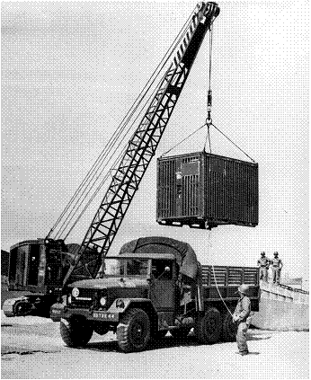 Conex Containers in Korean War